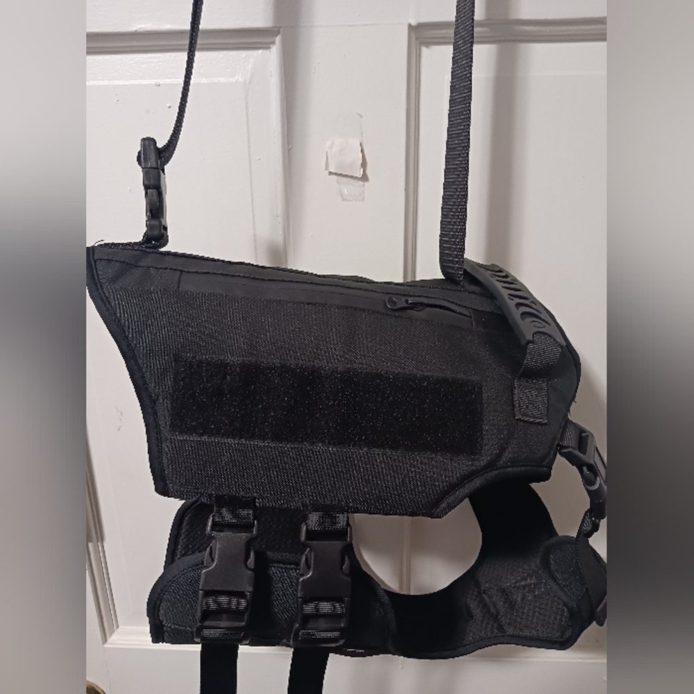 Adjustable Tactical Dog Harness Dog Vest for  Large Dogs, NWOT